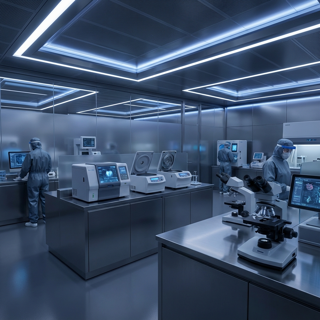 Laboratorio médico de alta tecnología